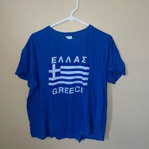 Euphoria “Greece team” RARE football soccer graphic tee shirt size L
